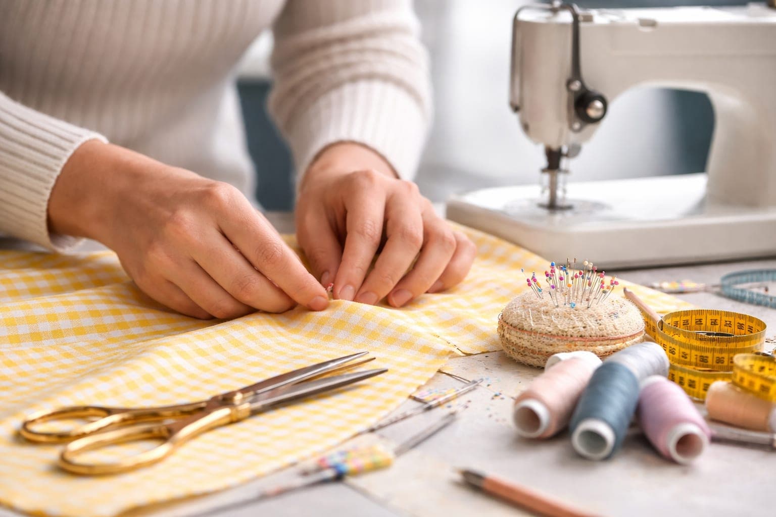 Basic sewing class at the Sherman Oaks atelier